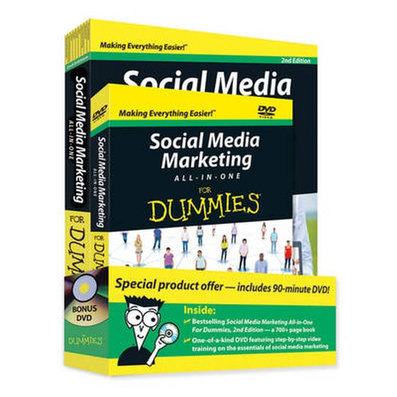 Social Media Marketing All-in-One For Dummies Book + DVD Bundle image 0