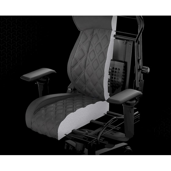 Καρέκλα Gaming Corsair TC500 Luxe Frost από Ύφασμα - Λευκό image 7