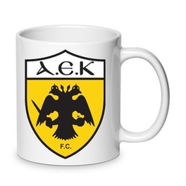 Κούπα Sports ΑΕΚ Νo1 Κεραμική 330 ml - Λευκό