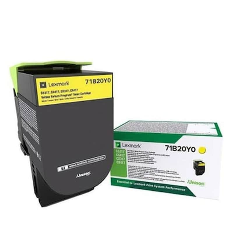 Toner Lexmark 71B20Y0 - Yellow