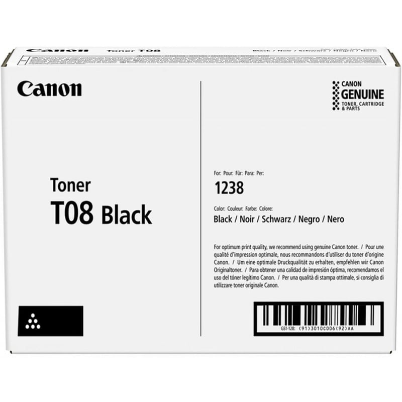 Toner Canon T08 3010C006 - Black
