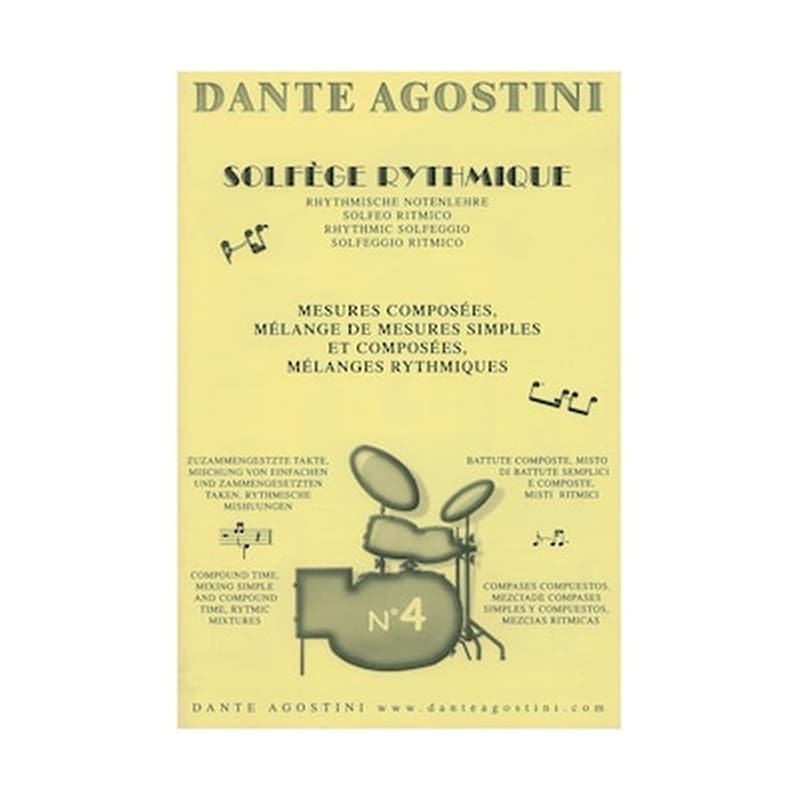 DANTE AGOSTINI Agostini - Solfege Rythmique, Vol.4