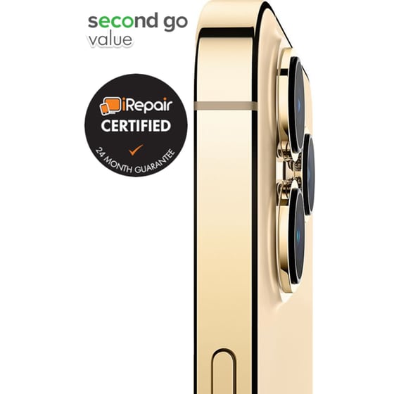 Μεταχειρισμένο Apple iPhone 13 Pro Max 128GB Gold second go value Certified by iRepair image 5