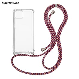 Θήκη Apple iPhone 14 Plus - Sonique Armor Clear - Rainbow Μπορντό
