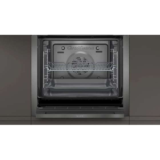 NEFF B5AVM7AG0 71 Lt Μαύρο Εντοιχιζόμενος Φούρνος Άνω Πάγκου image 2