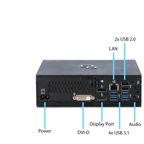 Refurbished Desktop Fujitsu Q958 (Intel Core i5-8500T/8 GB/256 GB SSD/UHD Graphics/Win11Home) | Grade A image 1