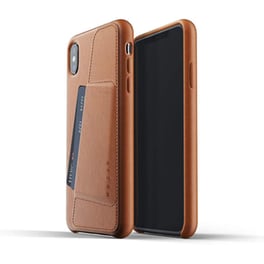 Θήκη Apple iPhone XS Max - Mujjo Full Leather - Καφέ