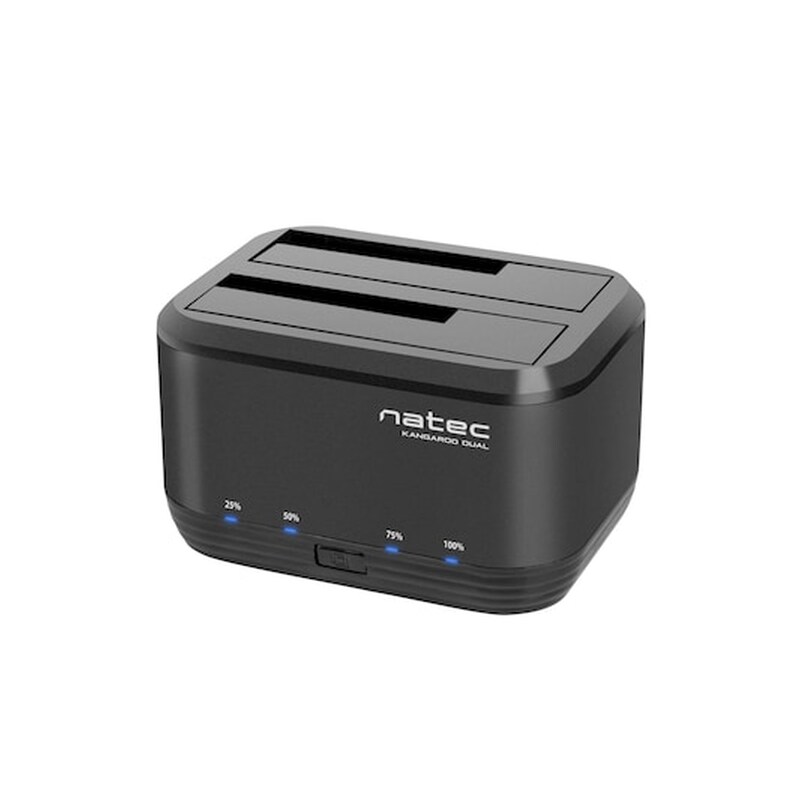 NATEC Docking Station Natec Kangaroo Dual Usb 3.2 Gen 1 (3.1 Gen 1) Type-a Black