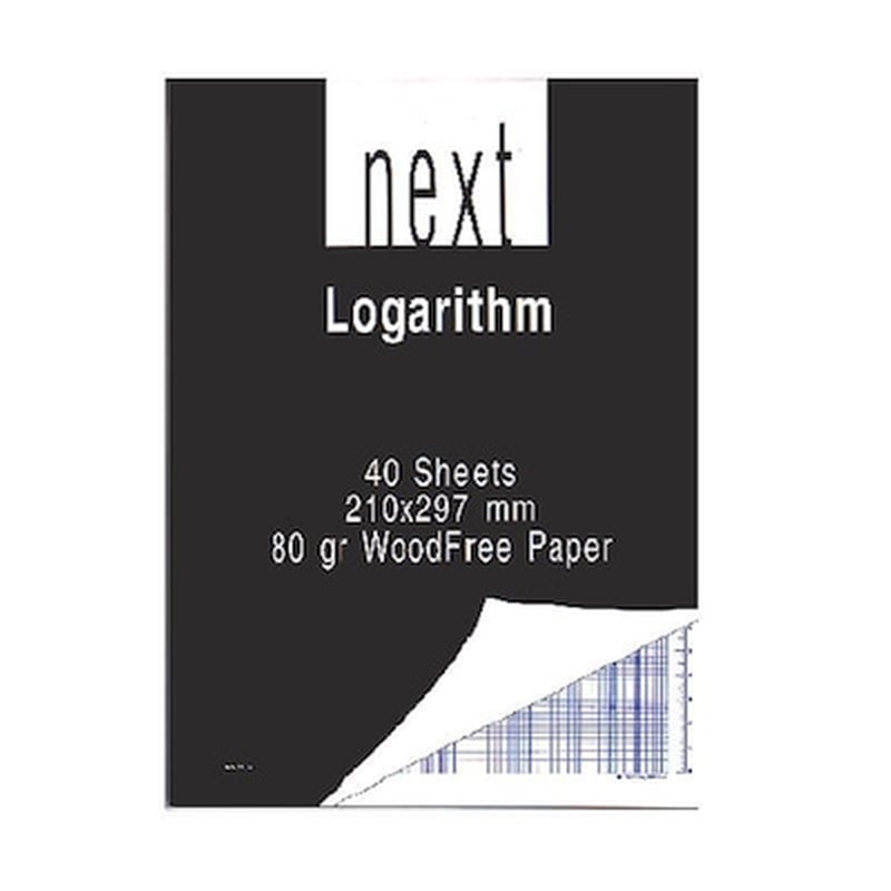 ΝΕΧΤ ΑΕ Next Μπλοκ Λογαριθμικό Din Α4 21x29,7εκ. 40φ.