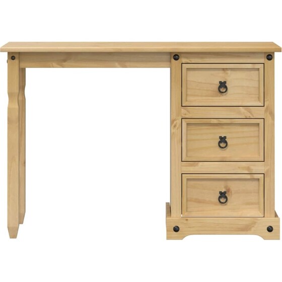 Μπουντουάρ VidaXL Corona από Μασίφ Ξύλο Πεύκου 110x47x75 cm image 3