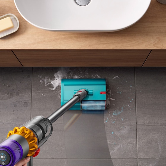 DYSON V15s Detect Submarine 25.2 V 0.77 L Yellow/Iron/Nickel Σκούπα Stick image 21