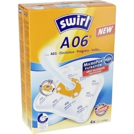 SWIRL A06 4 Τμχ Σακούλες Ηλεκτρικής Σκούπας