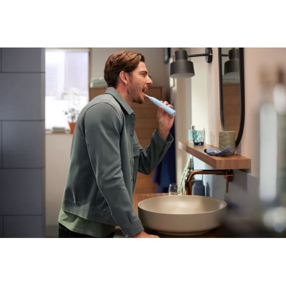 Ηλεκτρική Οδοντόβουρτσα PHILIPS Sonicare 6100 HX7406/02 - Γαλάζιο image 6