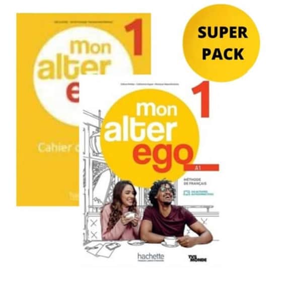 Mon Alter Ego 1 Super Pack (Livre + Cahier + Lexique + Cadeau Surprise) image 0