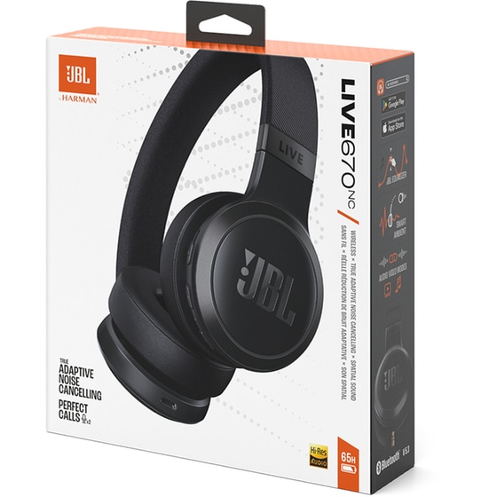 JBL Live 670NC Ασύρματα Ακουστικά Κεφαλής - Μαύρα image 10