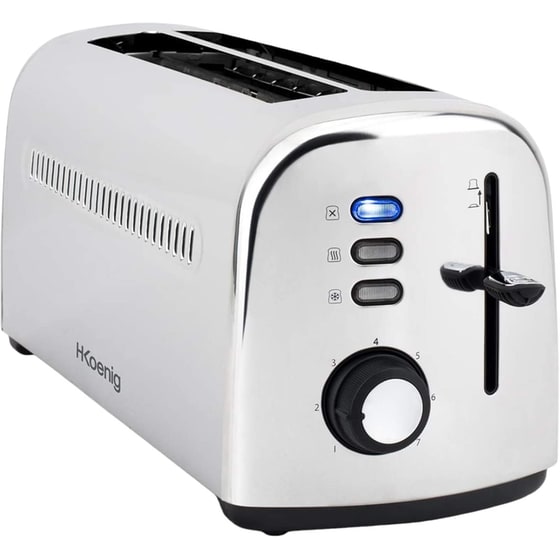 H.KOENIG TOS32 2 Θέσεων 1500W Inox Φρυγανιέρα image 1