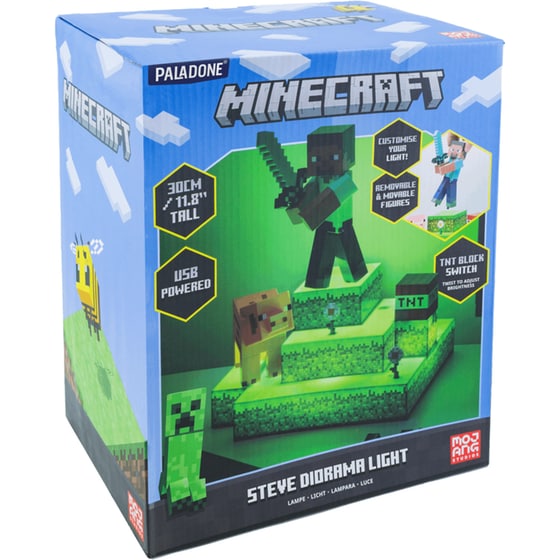 Φωτιστικό Paladone Minecraft Steve Diorama image 4
