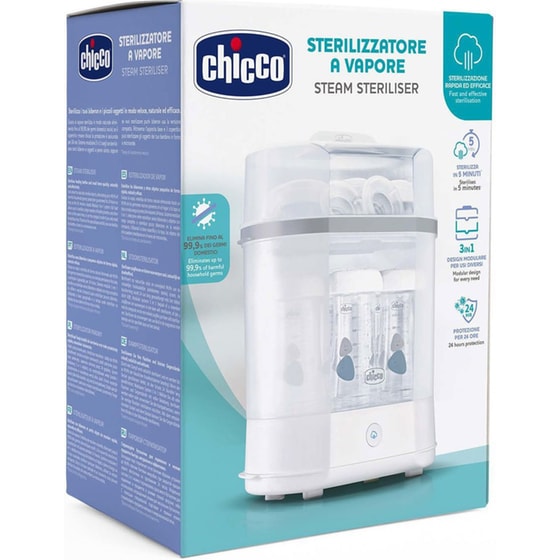 Chicco Βρεφικός Αποστειρωτής Μπιμπερό Ηλεκτρικός 3 σε 1 με 6 Θέσεις image 1