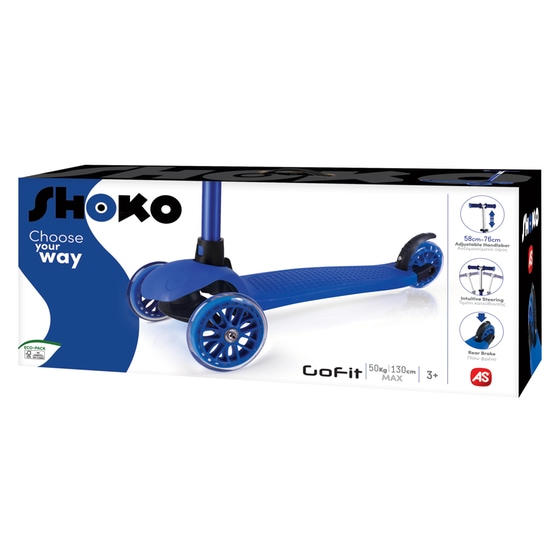 Παιδικό Πατίνι Τρίτροχο Shoko Twist & Roll Go Fit - Μπλε image 8