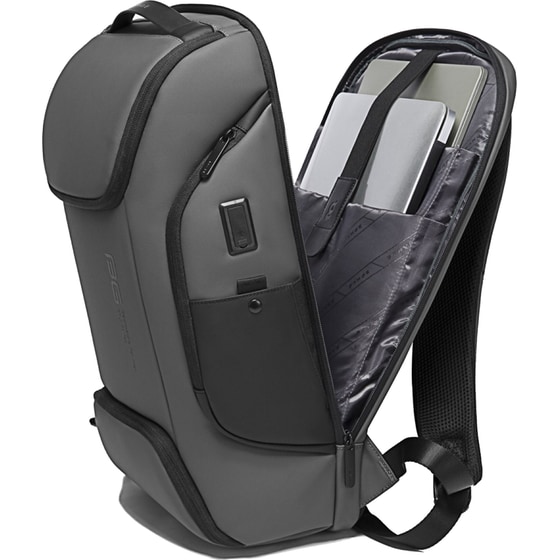 Τσάντα Laptop Bange 7267 15.6" Αδιάβροχη - Γκρι image 3