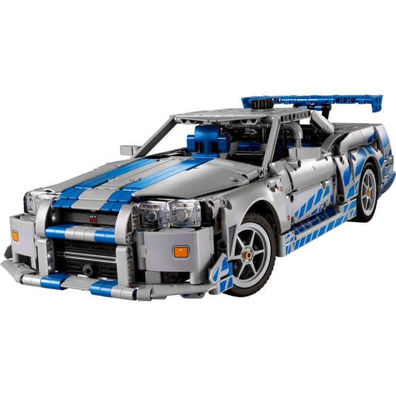 LEGO® Technic 2 Fast 2 Furious Nissan Skyline GT-R (R34) Car (42210) image 4