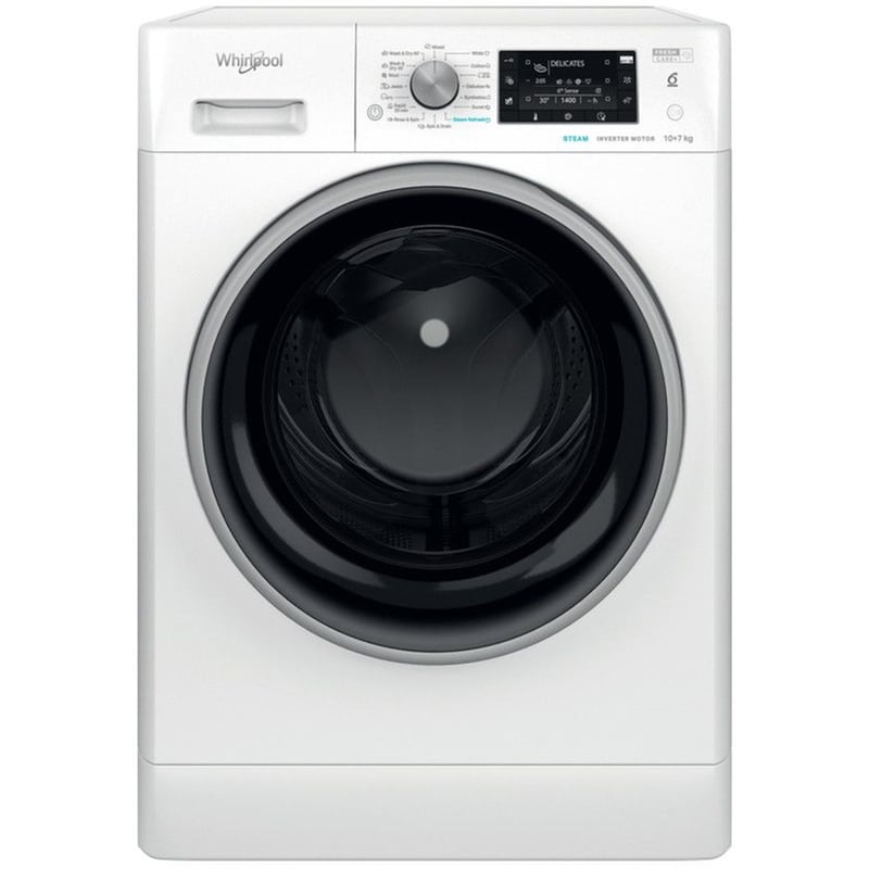 WHIRLPOOL FFWDD 107448 BSV 10kg/7kg Λευκό Πλυντήριο - Στεγνωτήριο