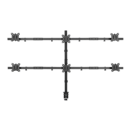 Βάση στήριξης οθόνης με βραχίονα SBOX LCD-352/6-2 17" - 32" - Μαύρο