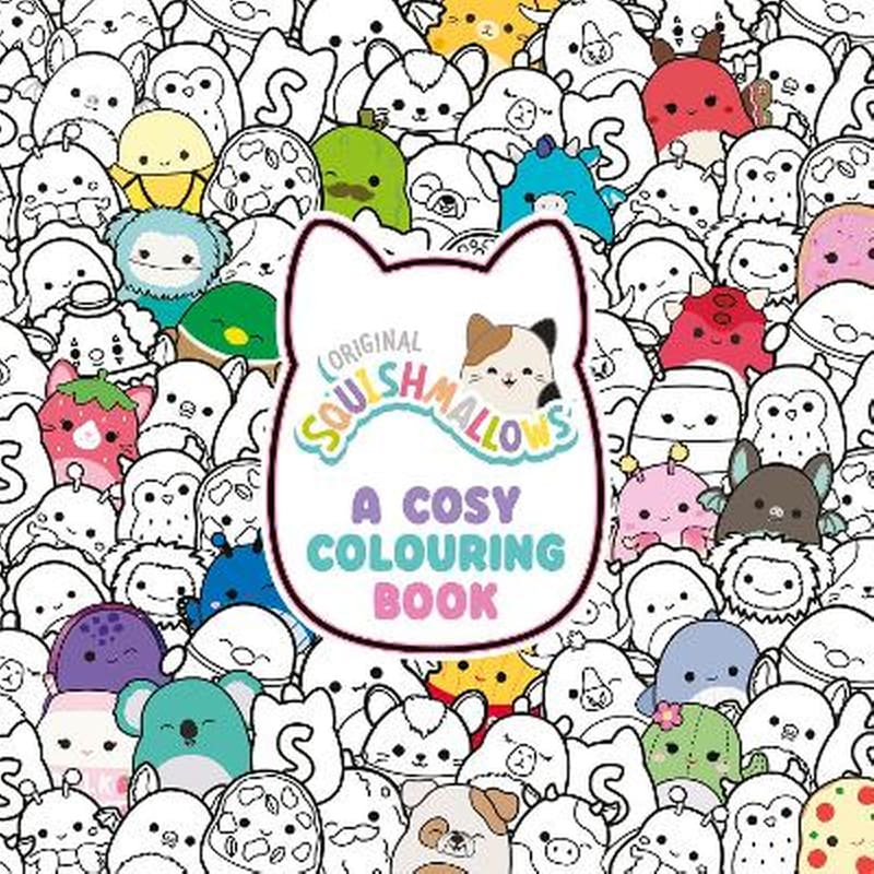 Squishmallows: A Cosy Colouring Book