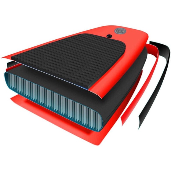 Φουσκωτή Σανίδα SUP VidaXL 330x76 cm - Κόκκινη image 8