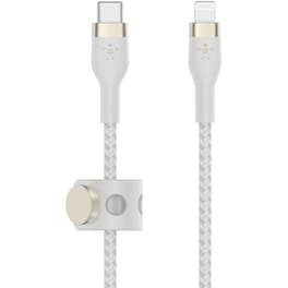 Καλώδιο Φόρτισης Belkin BoostCharge Pro Flex USB-C σε Lightning 1m - White