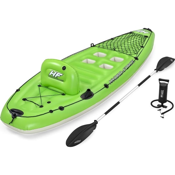 Καγιάκ Φουσκωτό Μονοθέσιο Bestway Hydro-Force Koracle 285cm - Πράσινο image 9