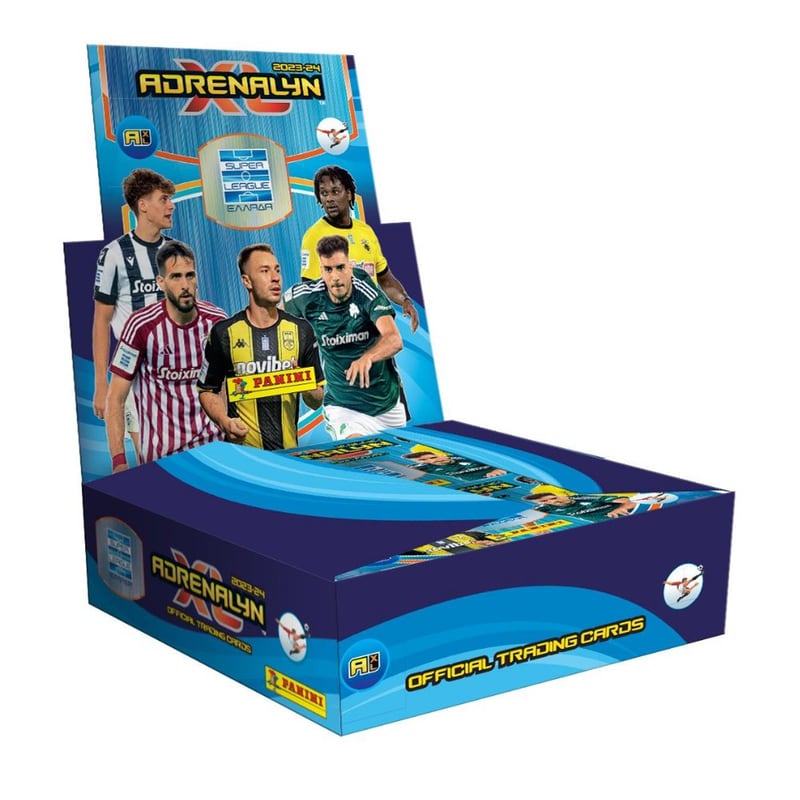 Panini Κάρτες Super League Adrenalyn Xl Κάρτες Booster Display 2023-24 (24 φακελάκια)