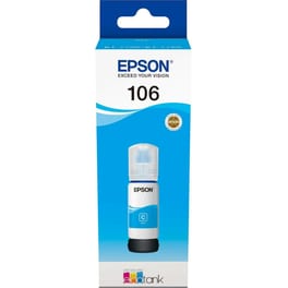 Epson 106 Κυανό Μελάνι Εκτυπωτή C13T00R240
