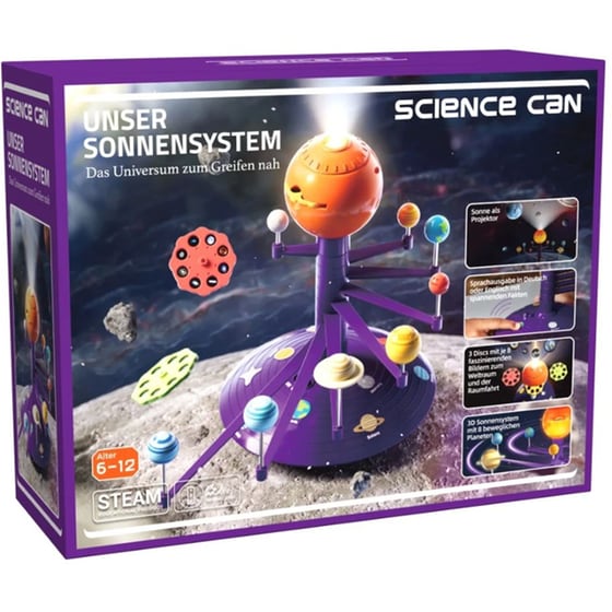 Top Bright Solar System 3D with Projector STEM Game image 0