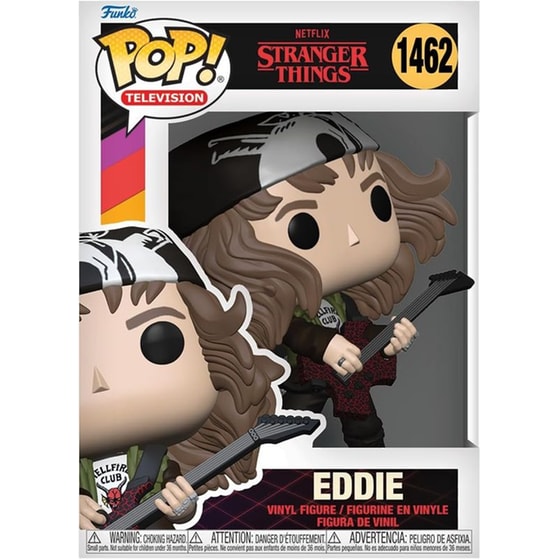 Funko Pop! Television - Stranger Things - Hunter Eddie (with Guitar) #1462 image 1