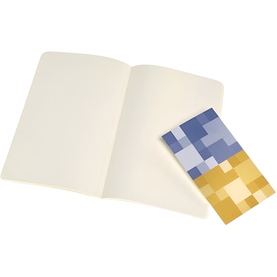 Σημειωματάριο Moleskine Plain Μπλε Large (2 Τεμάχια) image 3