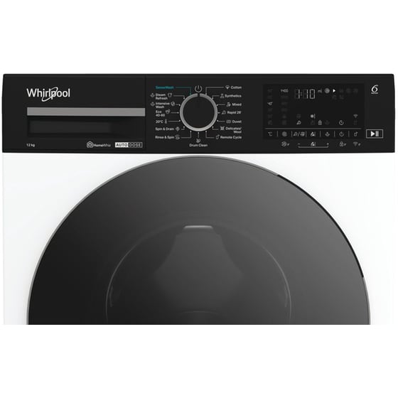 WHIRLPOOL WPM 27W ADS EE 12 kg 1.400 Στροφές Λευκό Πλυντήριο Ρούχων image 5