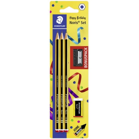 STAEDTLER Noris anniversary Σετ Μολύβια & Γόμα & Ξύστρα (3 Τεμάχια) image 0