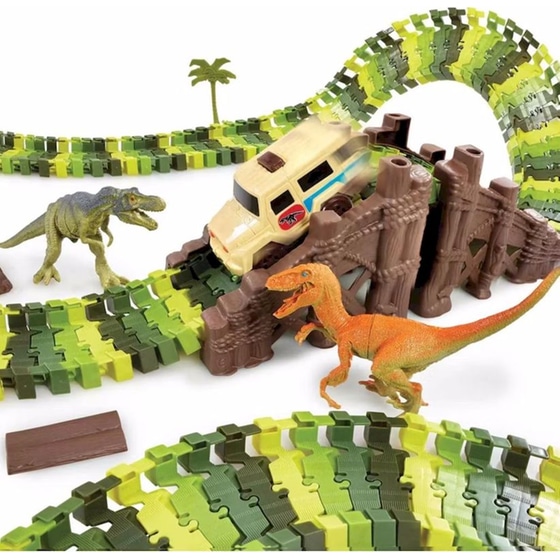 Addo Totally Tracks Σετ Πίστας Jurassic με Δεινόσαυρους (120 Κομμάτια) image 3