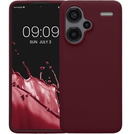 Θήκη Xiaomi Redmi Note 13 Pro+ - Kwmobile Soft Flexible Rubber Cover - Bordeaux Violet