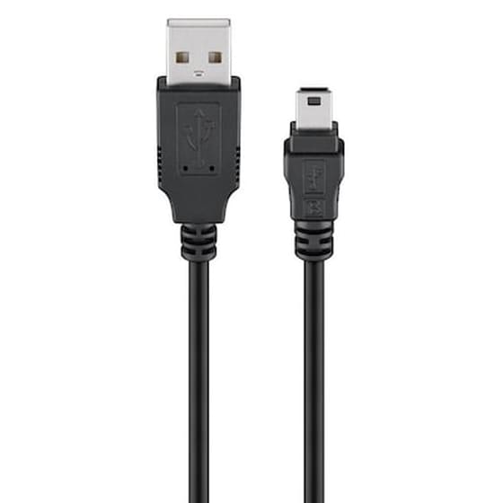 Καλώδιο Goobay USB-A Male σε mini USB-B Male - 5m image 0