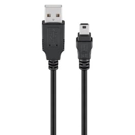 Καλώδιο Goobay USB-A Male σε mini USB-B Male - 5m