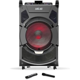Party Speaker Akai DJ-S3HB 220W Karaoke - Μαύρο