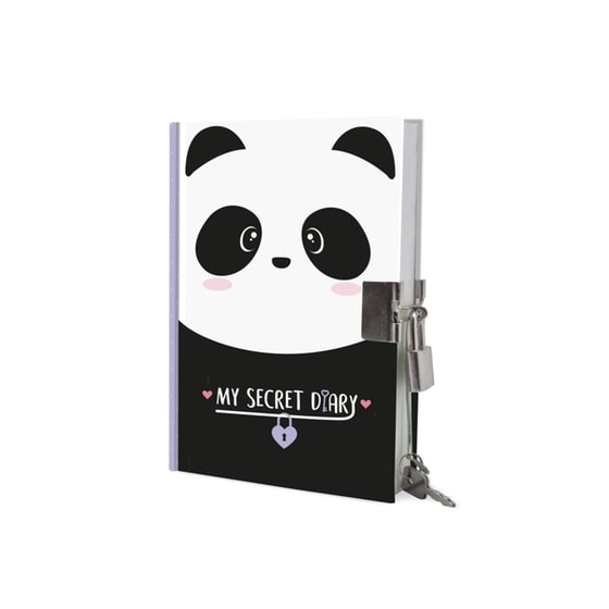 Legami My Secret Diary Dia0009 Σημειωματάριο Με Κλειδί A6 Panda image 0