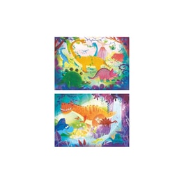 Παιδικό Σετ Παζλ Clementoni Super Color Funny Dinos (20/20 Κομμάτια)