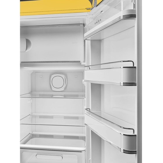 SMEG FAB28RYW6 270 Lt Κίτρινο Ψυγείο Μονόπορτο image 5