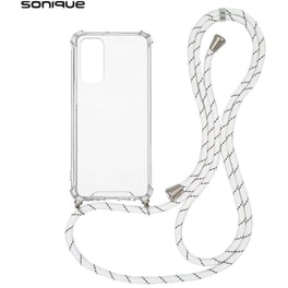 Θήκη Xiaomi Redmi Note 12 5G - Sonique Armor Clear Με Κορδόνι - Λιλά