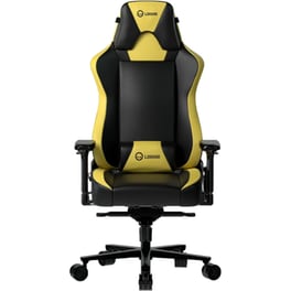 Gaming Καρέκλα Lorgar Base 311 από Συνθετικό Δέρμα - Μαύρη/Κίτρινη