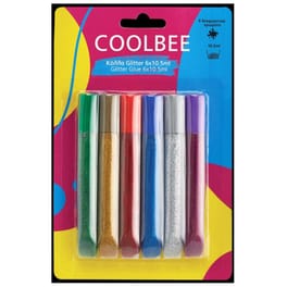 Κόλλα Coolbee Glitter (6 Τεμάχια) x 10. 5ml