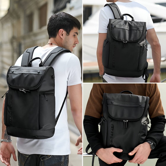 Τσάντα Laptop Arctic Hunter B00465 15.6" Αδιάβροχη - Μαύρο image 4